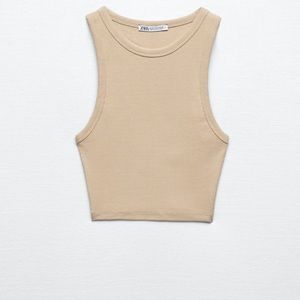 Zara ribbed tank